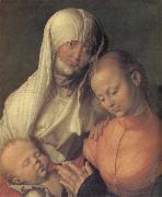 Albrecht Durer Anne with the virgin and the infant Christ oil painting
